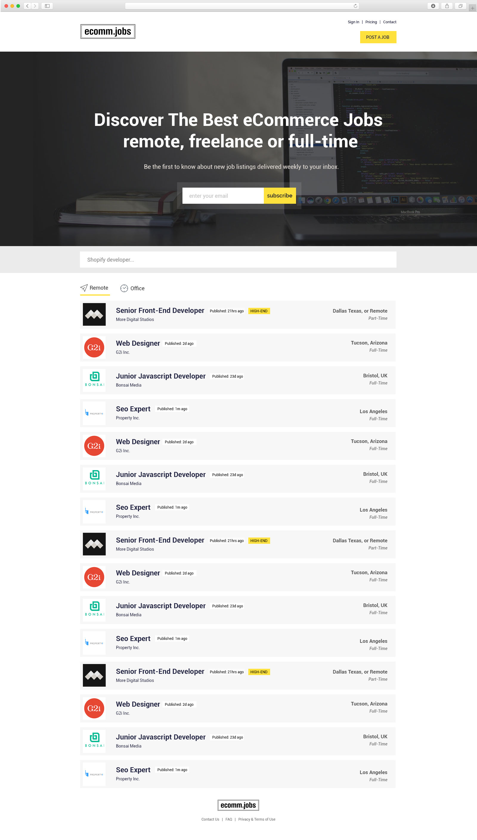 Ecomm Jobs